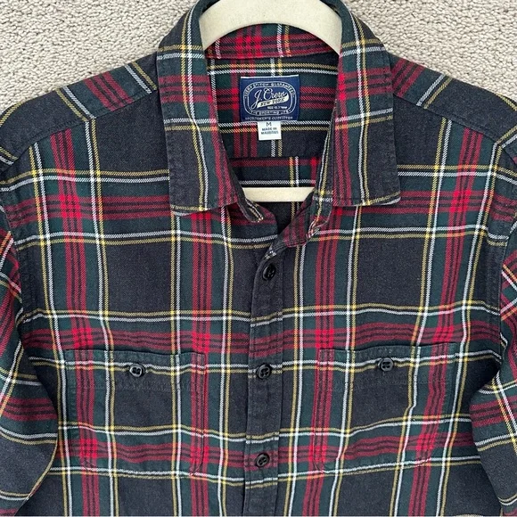 Duplicate Listing J.Crew Charcoal Grey & Red Plaid Long Sleeve Button Down Shirt - Picture 6 of 11